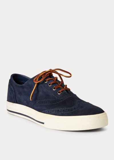 Men's Polo Ralph Lauren Vultan Suede Sneakers | 457926QBR